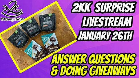 2kk Surprise Livestream | Answering questions and Doing Giveaways | Must be in the live to win