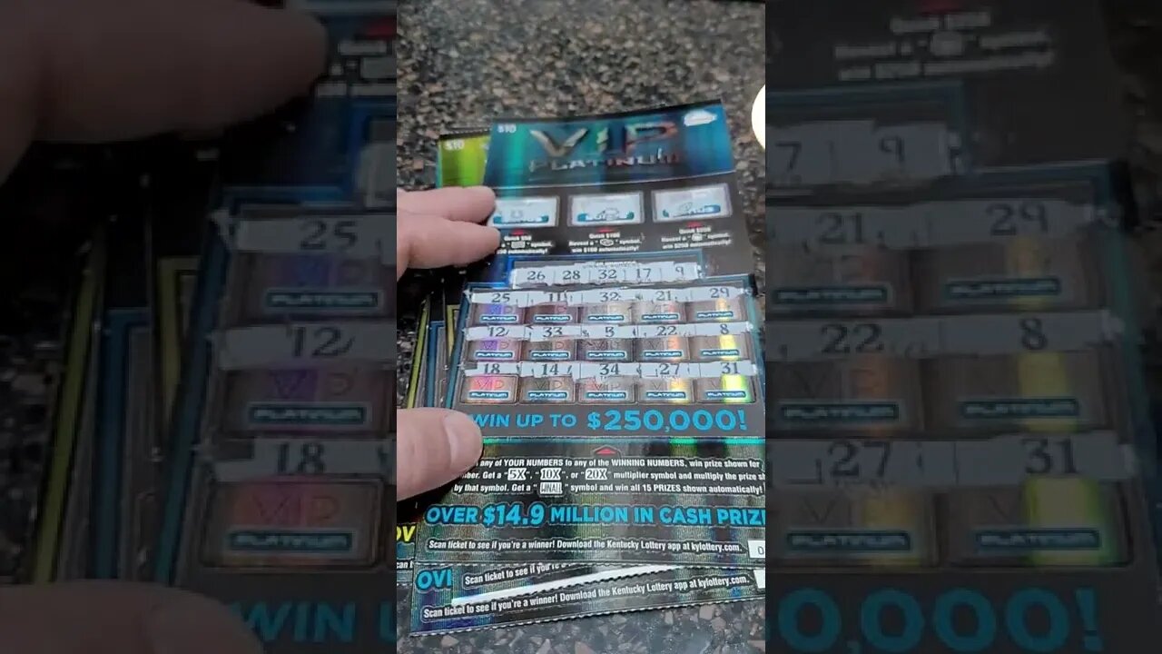 3 Winning Lottery Tickets in a Row! VIP Scratch Offs