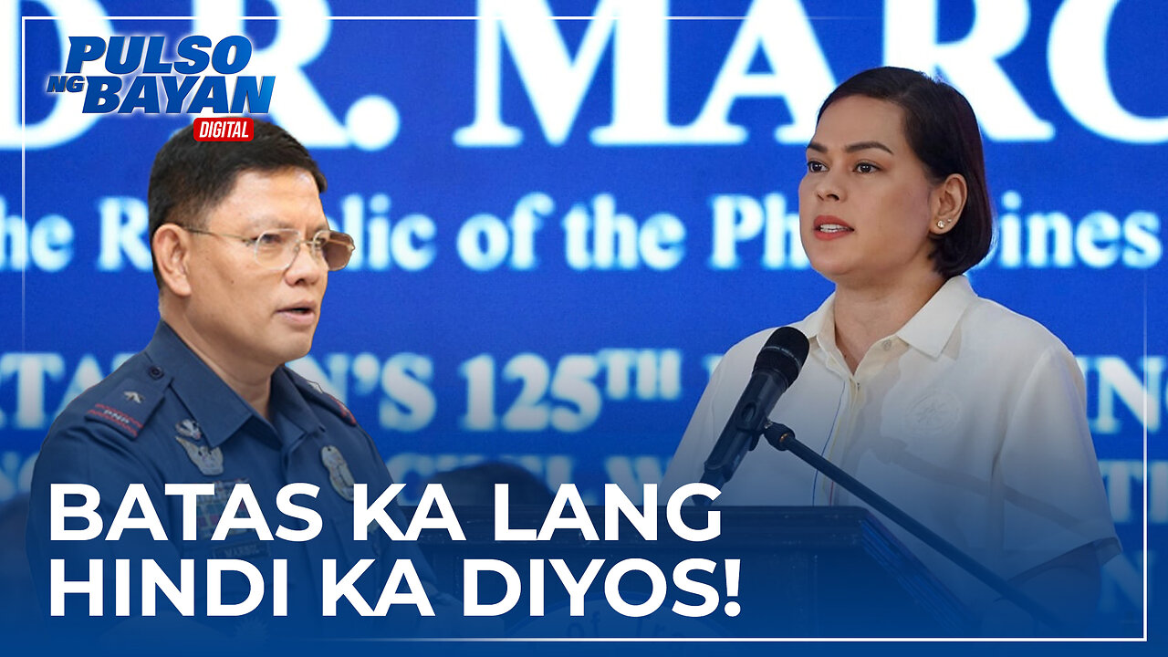 Mga kasinungalingan ni General Marbil, iniisa-isa ni VP Sara; VP Sara kay Marbil: Hindi ka diyos