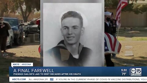 Phoenix sailor laid to rest decades after his death