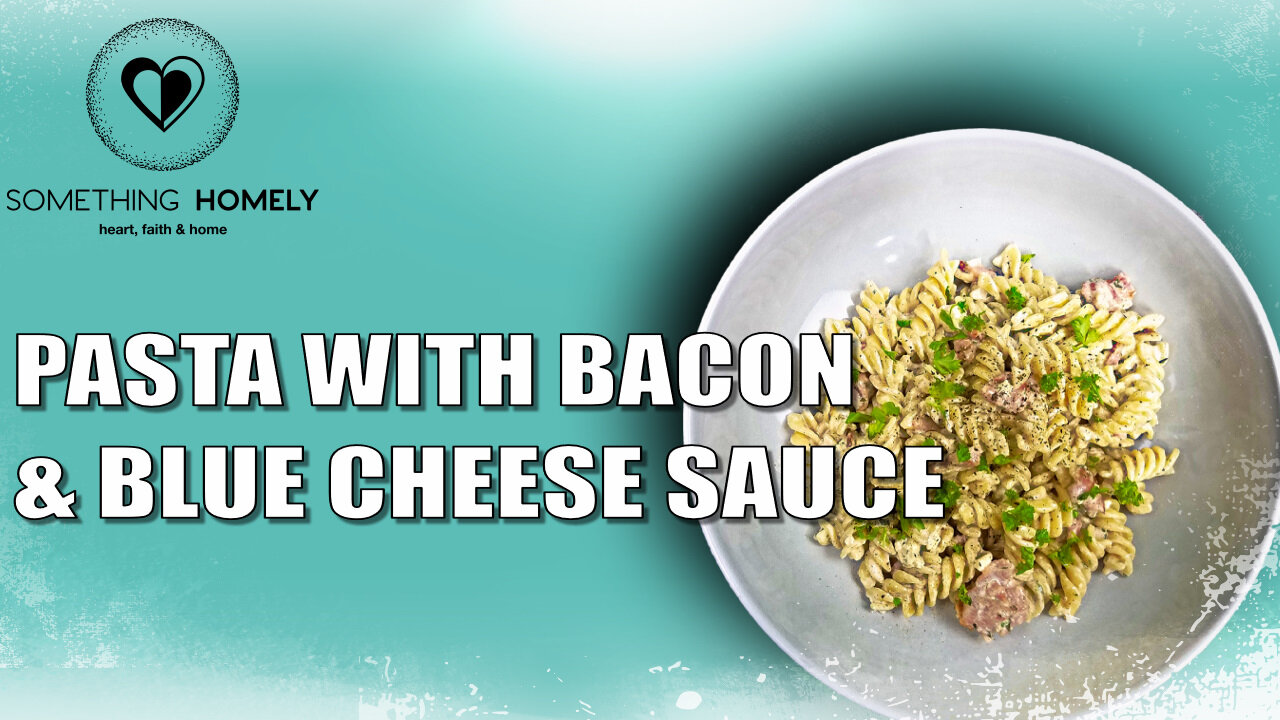 Pasta with Bacon & Blue Cheese Sauce | Easy RECIPE Tutorial | Tasty COMFORT FOOD