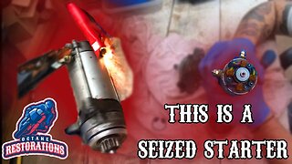 Lets Fix the SEIZED Starter! 1988 Goldwing GL1500 Restoration Pt 13