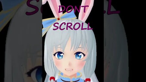 DONT SCROLL 🫥 #shorts #vtuber #bunny #envtuber #envtuberclip #memes