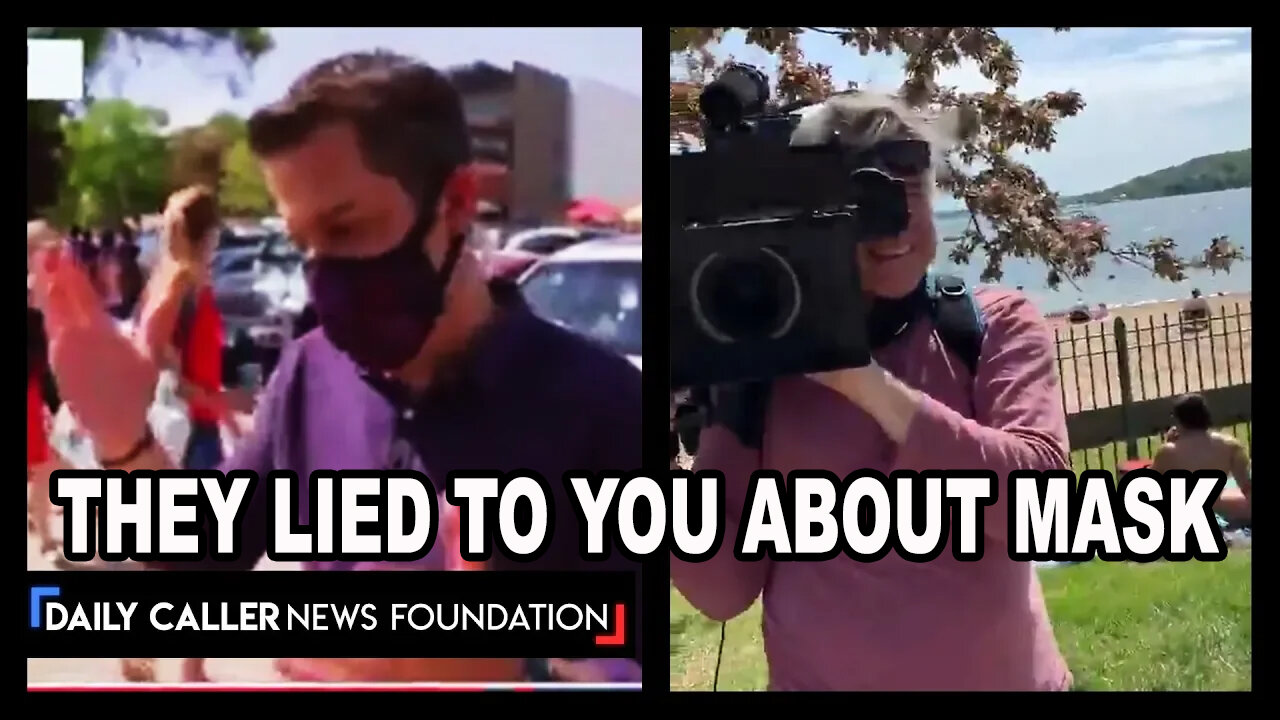 CAUGHT! Man Calls Out MSNBC's Cameraman For Not Wearing A Mask