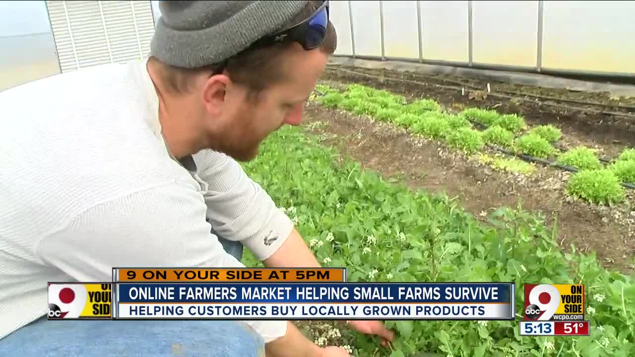 Online farmers market helping small farms survive