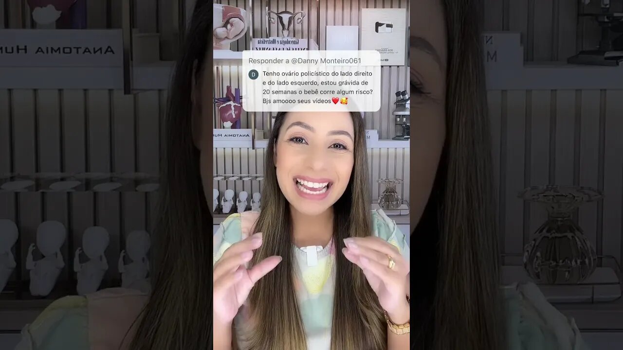 Tenho ovários pilicísticos e estou grávida tem algum problema?