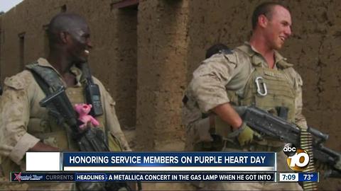 Honoring service members on Purple Heart Day