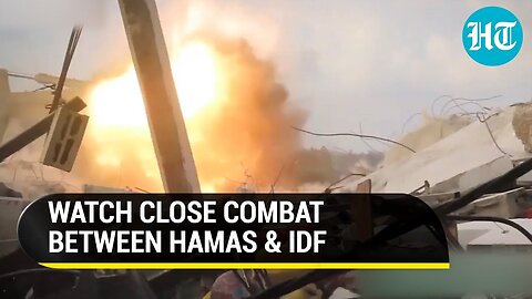 Hamas' Qassam Fighters Attack IDF From Close Range In Gaza; Tanks, Ground Troops, JCB Targeted