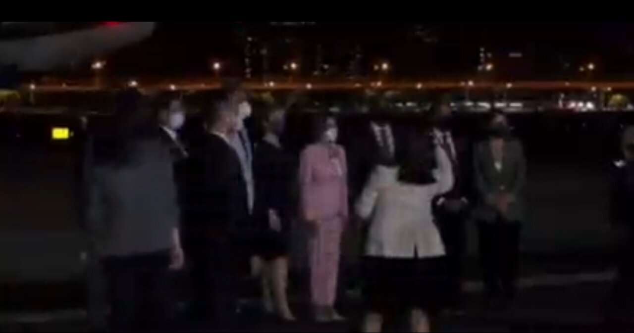 BREAKING: Nancy Pelosi Arrives In Taiwan