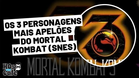 0s 3 Personagens Mais Apelões do Mortal Kombat SNES