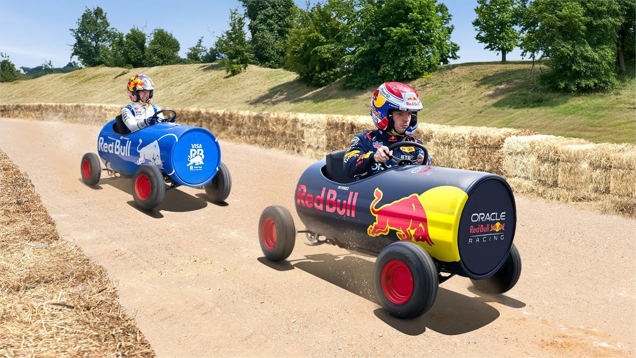 Fastest Soapbox Wins! (F1 Driver Race) 🏁