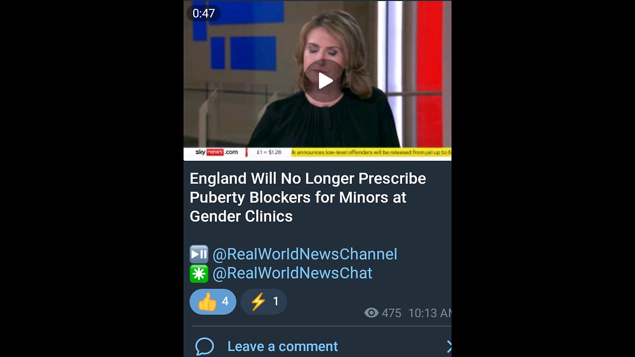 News Shorts: England Stops Giving Minors Puberty Blockers