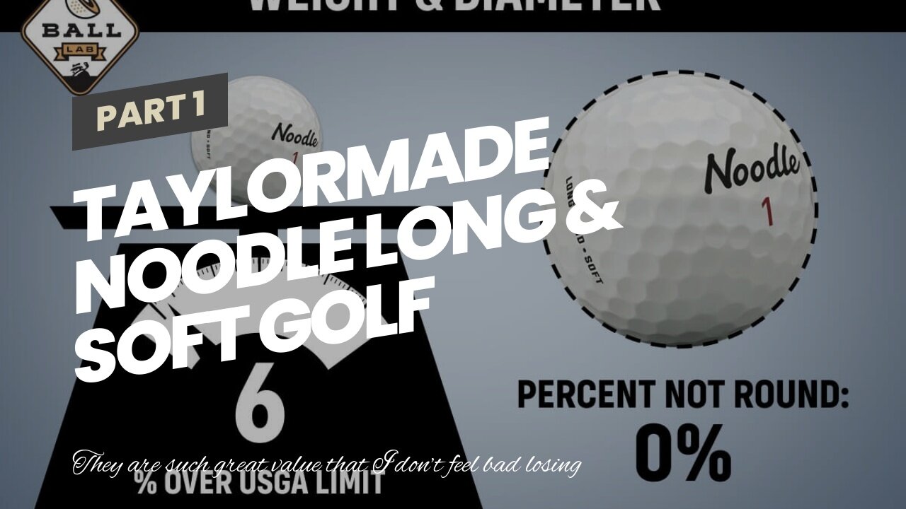 TaylorMade Noodle Long & Soft Golf Balls