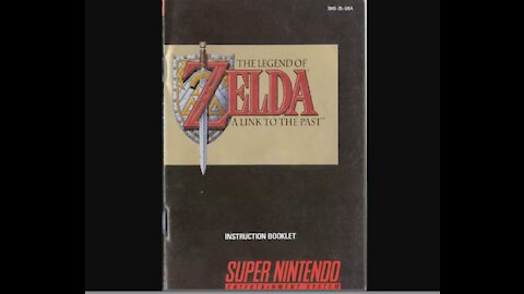 The Legend of Zelda A Link to the Past - Game Manual (SNES) (Instruction Booklet)