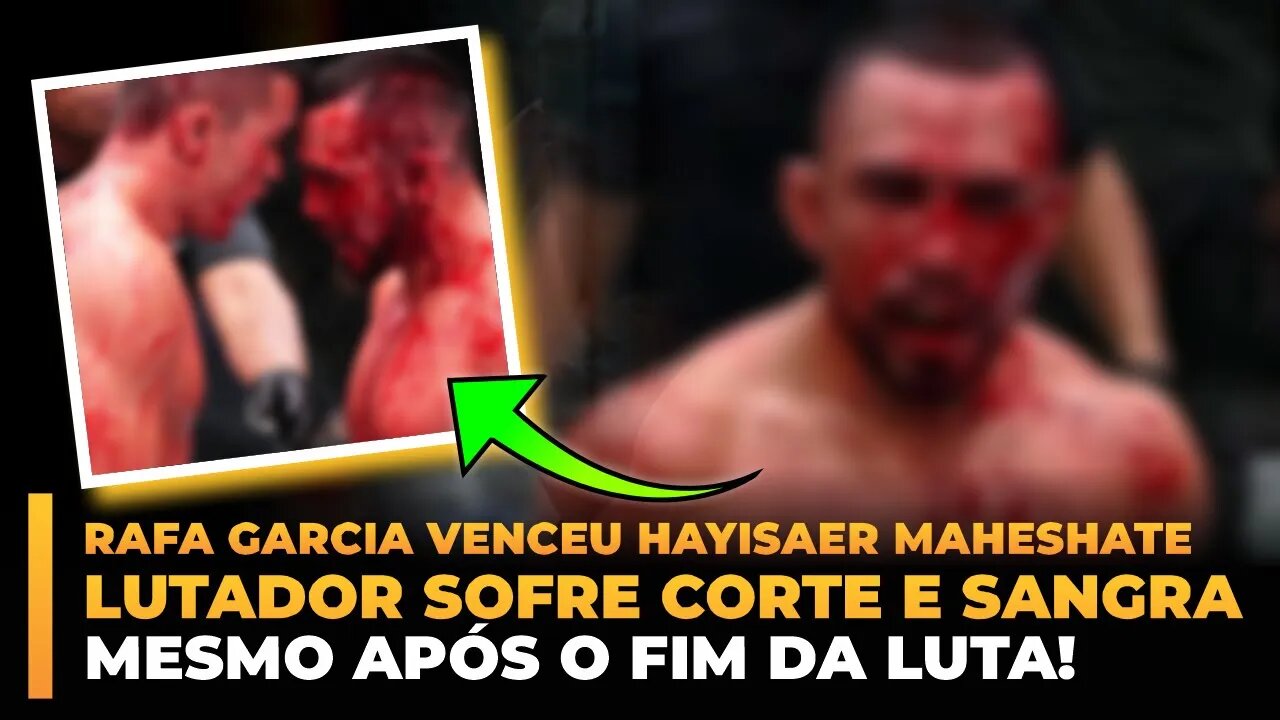 UFC VEGAS 66 - LUTADOR SOFRE CORTE NA CABEÇA E SANGRA MESMO APÓS FIM DE LUTA