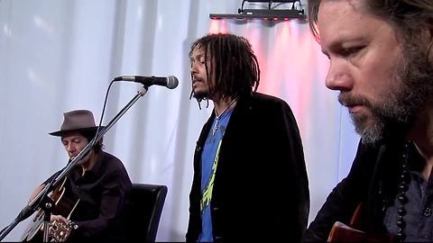 The Magpie Salute performs live in The Morning Blend Studio