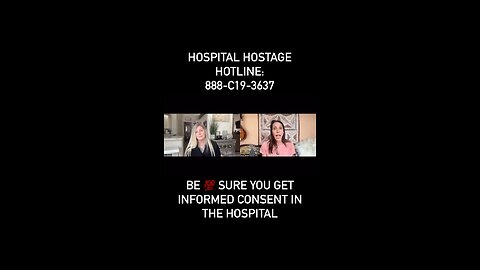 Do NOT consent! Hospitals are evil!