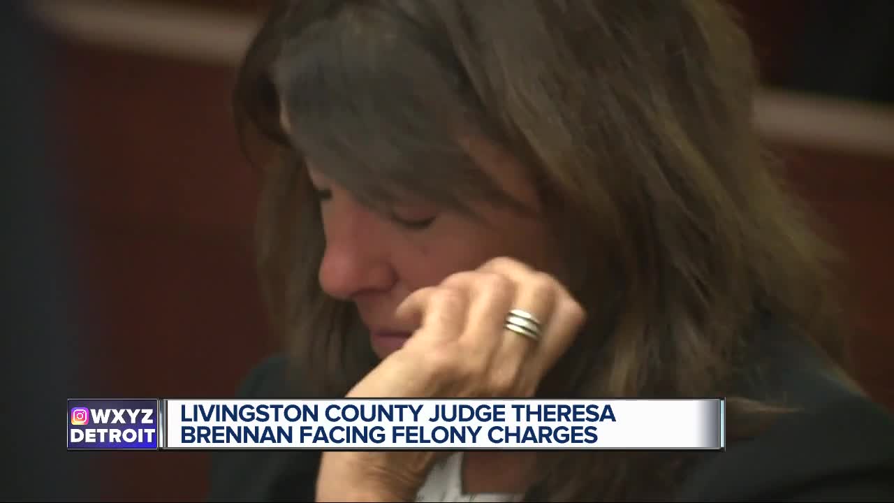 Livingston Co. Judge Theresa Brennan being charged with three felonies