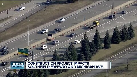 Construction project impacts Southfield Freeway and Michigan Avenue