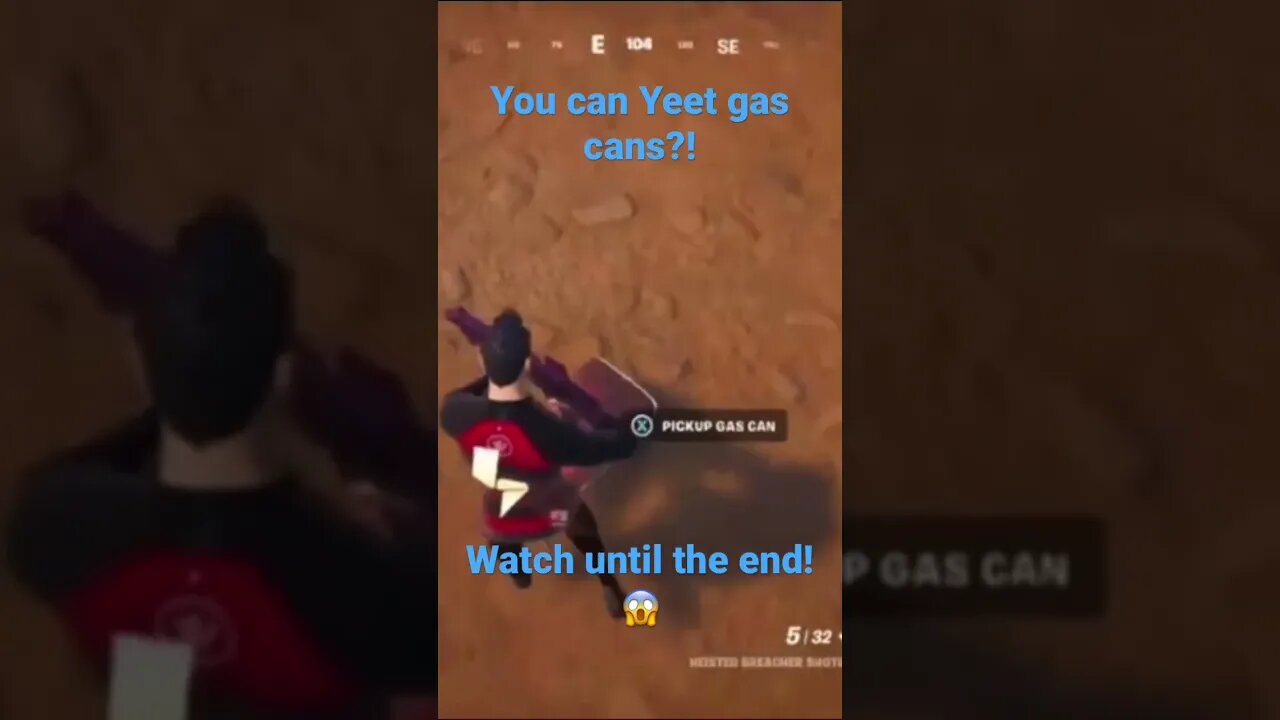 Since when can you kick and yeet gas cans?!