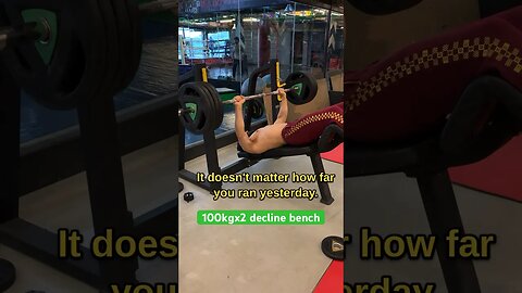 100KGx2 Decline Bench #shorts #youtubeshorts #shortsvideo #viralshorts #fitness #gym #motivation