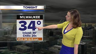 Clear, cold, and breezy Monday night