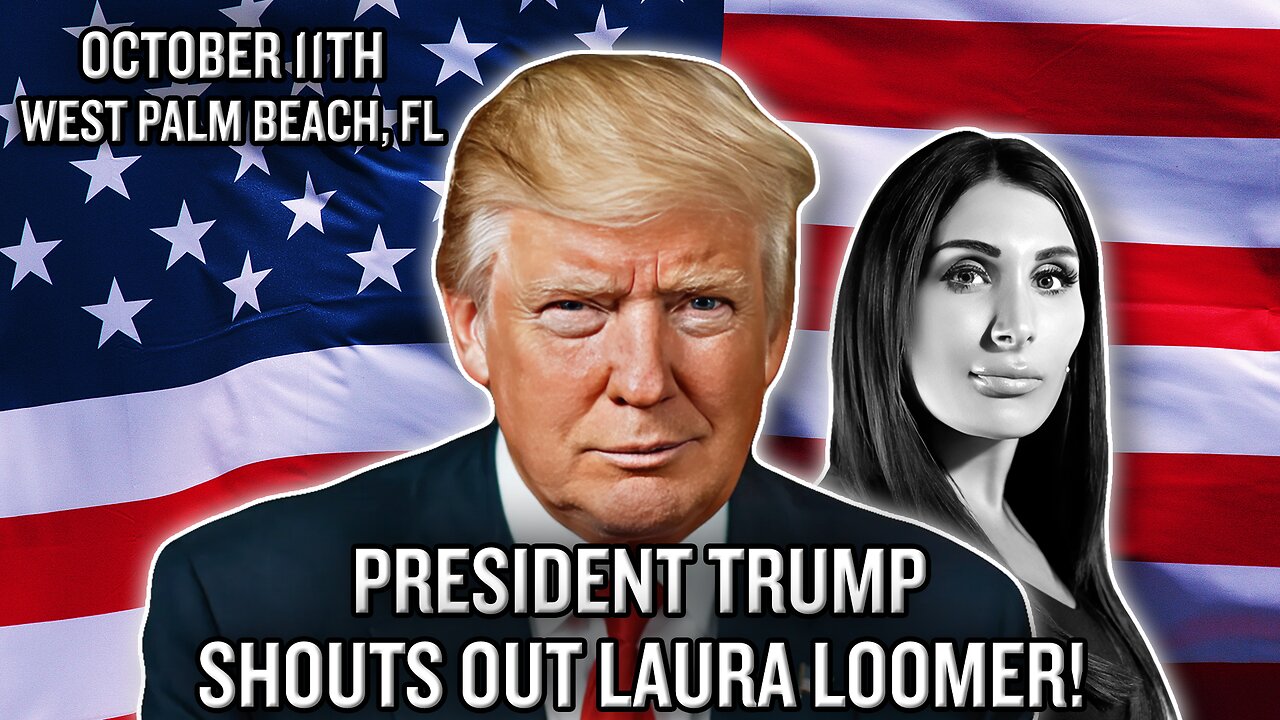 President Trump SHOUTS OUT Laura Loomer LIVE at Club 47