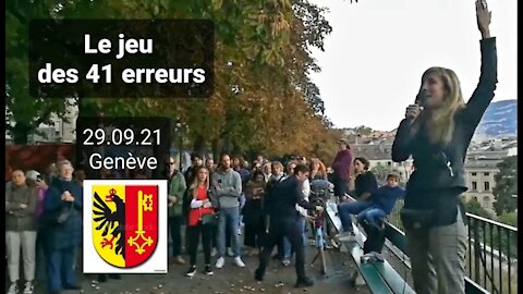 Le jeu des 41 erreurs - Genève 29.09.21