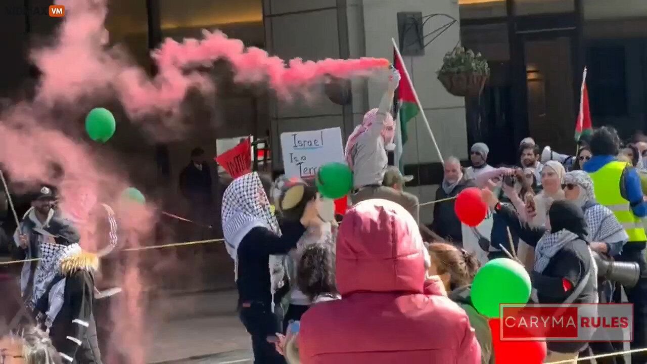 Anti-Semites In Toronto Cheer The Iranian Attack On Israel