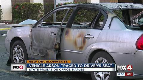 Vehicle Arson Traced to Driver's Seat