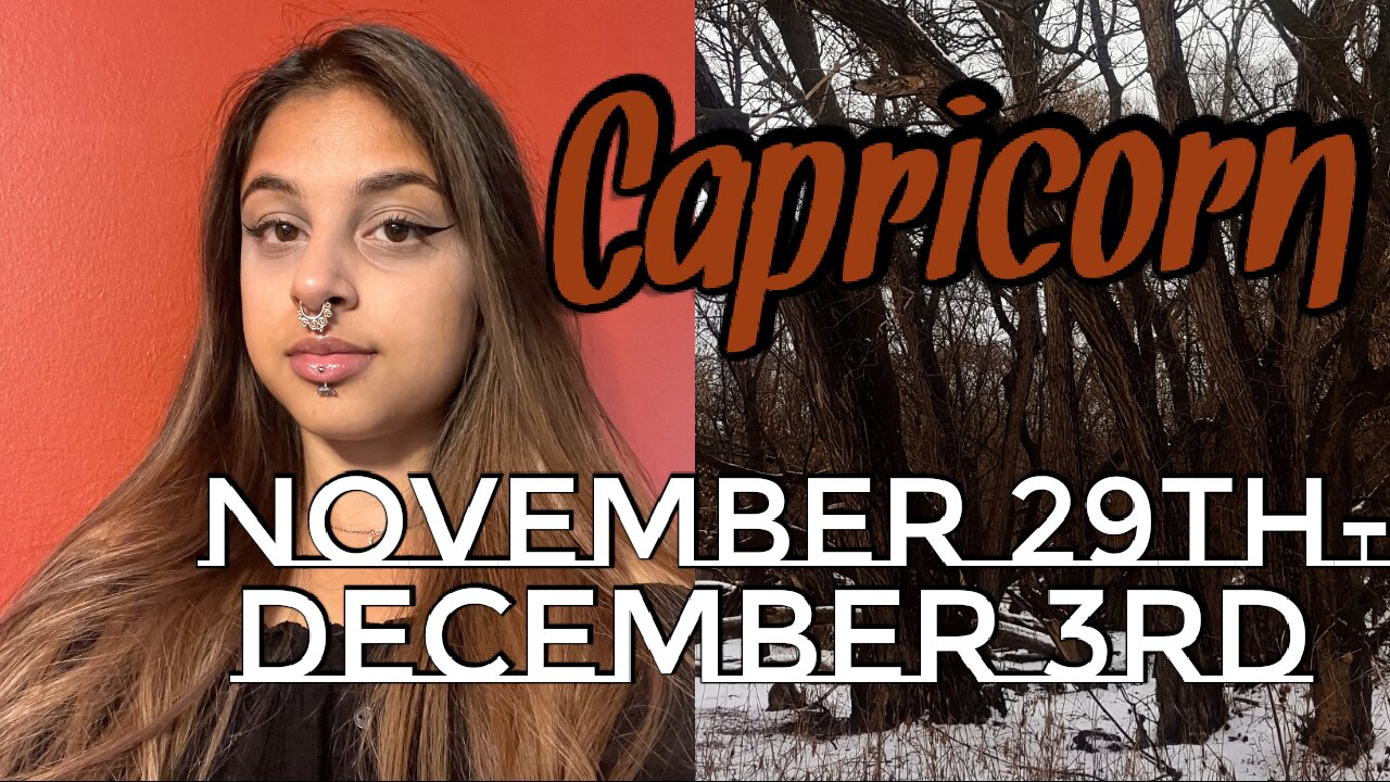 Capricorn November 29th-December 3rd 2021| It Starts With Your Creative Idea - Weekly Tarot Reading