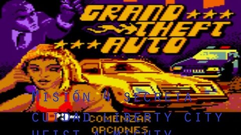 Grand theft auto GBC Cuarta mision secreto numero 4 HEIST ALMIGHTY