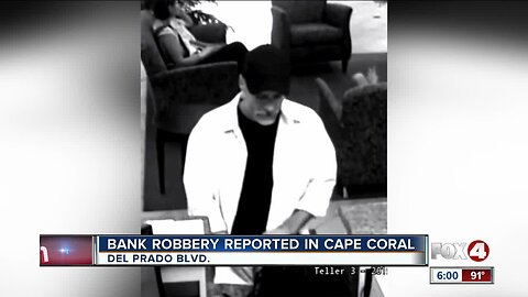 Bank robbery at Synovus Bank Cape Coral