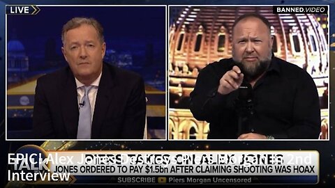 EPIC! Alex Jones Destroys Piers Morgan In 2nd Interview