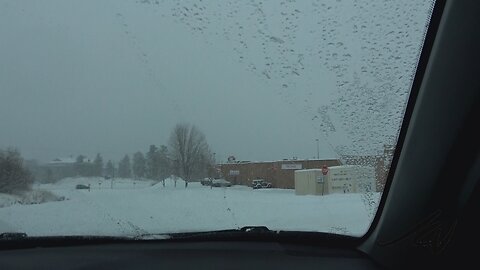 Warning Not a Snow Day. Still the snow makes everything covered in snow look beautiful