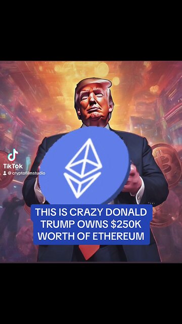 DONALD TRUMP OWNS $250K WORTH OF ETHEREUM #donaldtrumpspeech #ethereum #dogecoinarmy