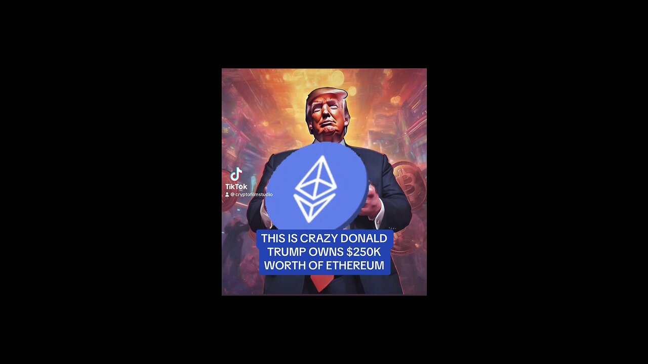 DONALD TRUMP OWNS $250K WORTH OF ETHEREUM #donaldtrumpspeech #ethereum #dogecoinarmy