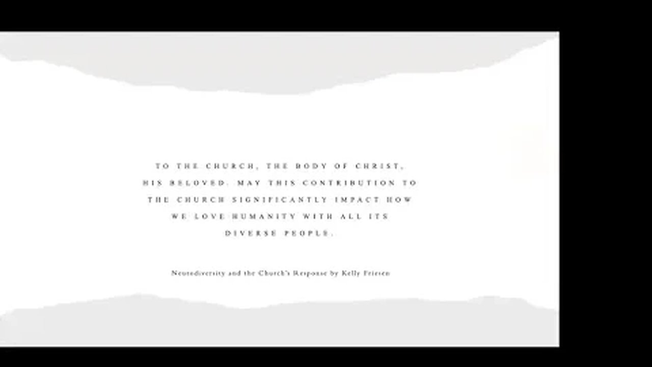 CMM Theology, DMin 2023, Kelly Friesen presents "Neurodiversity and the Church's Response"