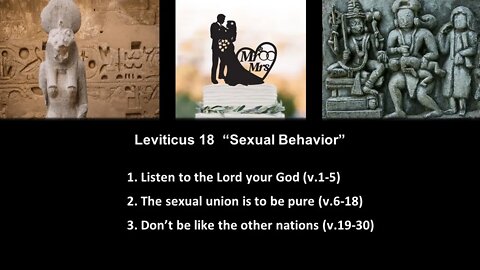 Leviticus 18 “Sexual Behavior” - Calvary Chapel Fergus Falls