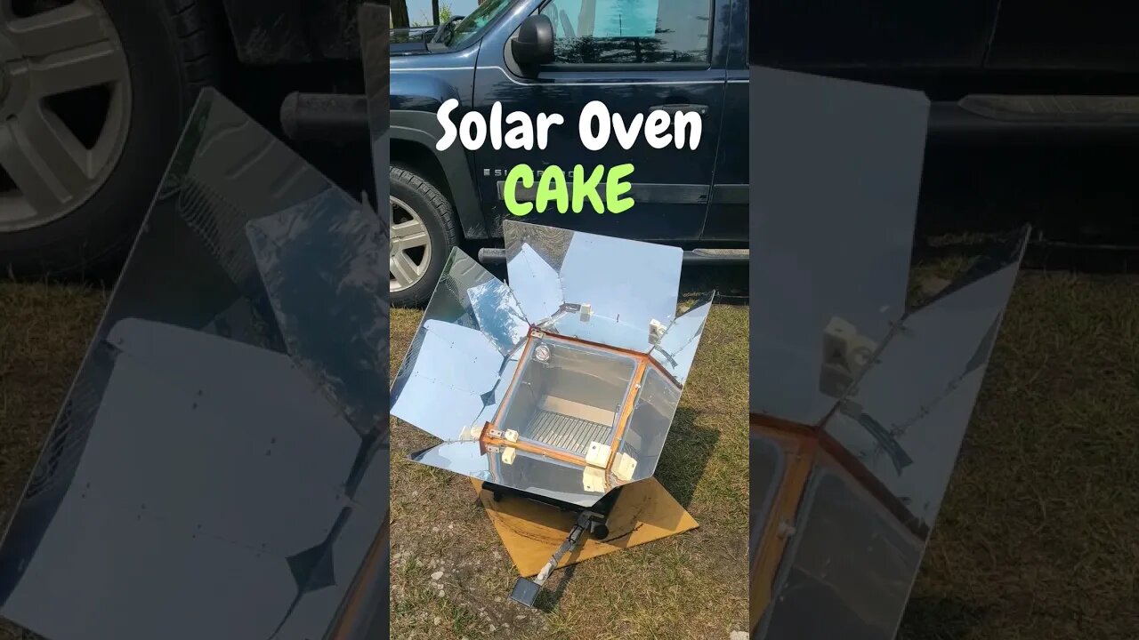 Solar Cooking - Bake a Cake #shorts