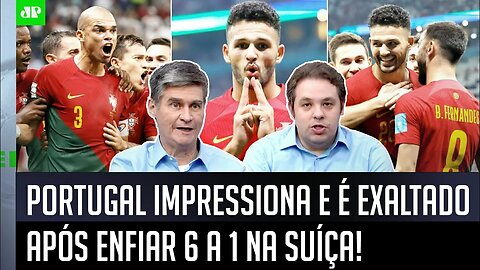 "EU NUNCA VI ISSO! Portugal foi ARRASADOR, METEU 6 a 1 na Suíça e agora pra mim..." OLHA esse DEBATE