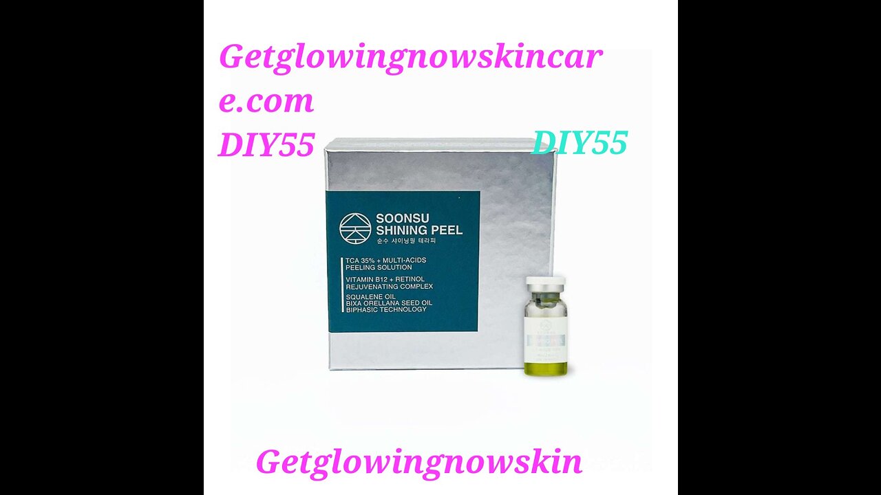 Soonsu peel no down time Getglowingnowskincare.com DIY55