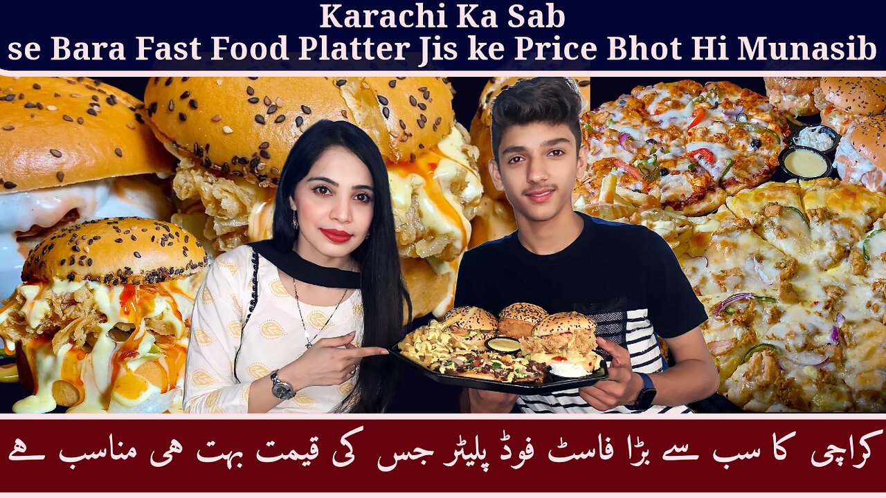 || Karachi ka Sab se Bara Fast Food Platter || Best Fast Food and Pizza Deal || Turkish Pizzeria