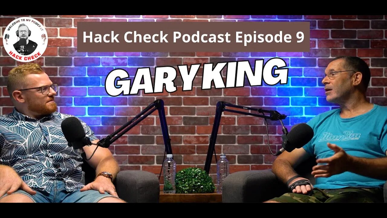 2nd Degree Brazilian Jiu Jitsu Black Belt - Gary King (Hack Check Podcast - Episode 9)