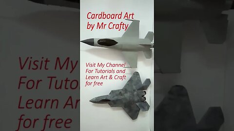 Fighter Jets With Cardboard | Amazing Art Skills | Mr Crafty