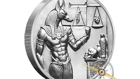 Anubis 2 oz Ultra High Relief Silver Round Revealed