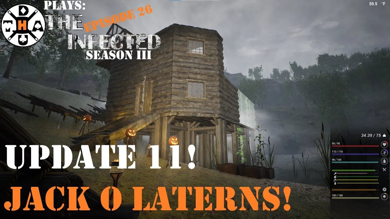 The Infected Gameplay S3EP26 Update 11 is Live, Corner Building Pieces, Jack O Laterns, and New UI!