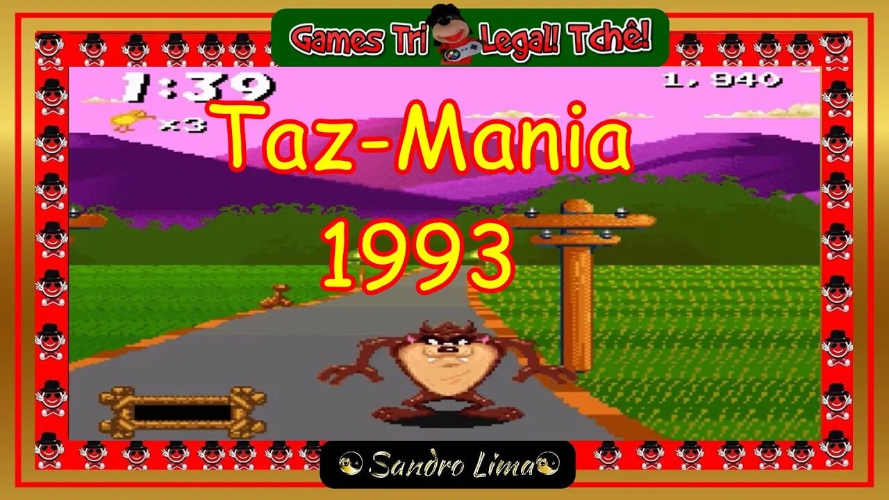 🔴JOGOS ANTIGOS || "Taz-Mania" (1993) | Super Nintendo | 2022
