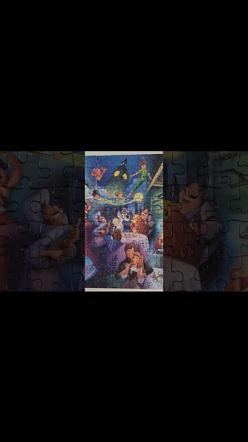 One of the best Disney Puzzles ever! #foxandthehound #disney #puzzle #shorts #disneyprincess