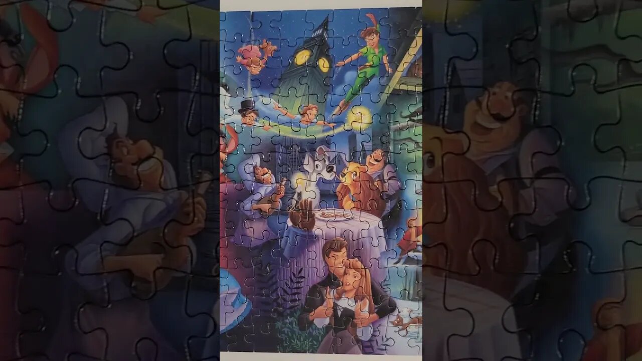 One of the best Disney Puzzles ever! #foxandthehound #disney #puzzle #shorts #disneyprincess